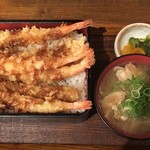 Izakaya Akashi - 出汁つゆ海老天重定食