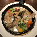 ワイン食堂　根 - 丸ごと1尾！アクアパッツァ（糸島産真鯛）￥2,000