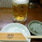 寿司酒房 洛彩 - 2012.08　入店19時取り敢えず生