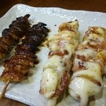 寿司酒房 洛彩 - 2012.08　変わり種系の串を、、鳥マヨ