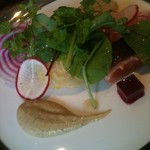 同行者の選んだ魚の前菜