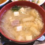さくら本店 - (ﾗﾝﾁ)さくら定食 味噌汁　2021.2.5
