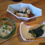 常蔵 - お通し三品