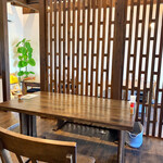 天ぷら 丸豊 - テーブル席