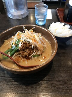 Misoya Shousuke - 信州味噌タンタン麺＋小ライス