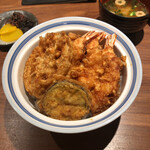 銀座 天國 - お昼天丼 1,400円（税込）