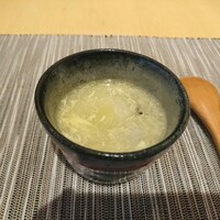 中國菜 心香 - 野菜と玉子のスープ