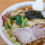 宝来家 - "餛飩麪（こんとんめん）"、靑菜（あをな）