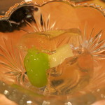 日本料理 たかむら - しゃいんますかっとと桃のコンポート