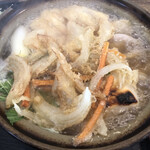 あかねうどん - 料理写真:鍋焼きうどん1000円