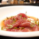 フロリレージュ - 経産牛のカルパッチョのプレゼン