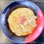 伊予製麺 - 釜玉明太うどん　440円
