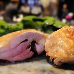 フロリレージュ - メインのホロホロ鳥のローストの登場です。