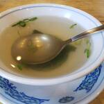 中華料理 ターボー - 日替サービスランチのスープ
