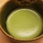 道人 - ⑮お抹茶
      幸せで｢ほぉ。｣と一息つきます。