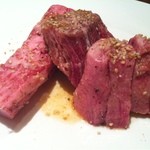 和牛焼肉KIM - 【2012.8.30】ハラミ、タン元、ヒレ耳（おまかせコース）