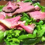 和牛焼肉KIM - 【2012.8.30】ローストビーフのサラダ（おまかせコース）