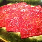 和牛焼肉KIM - 【2012.8.30】ウチモモとトウガラシ（おまかせコース）