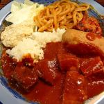 もうやんカレー　246 - 取り皿に取った料理