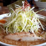 麺家 麺四郎 - 白神ねぎは能代名物！山盛ねぎがうれしい♪