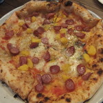 ピッツェリア  Tuka - いんかのめざめとソーセージのピザ