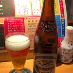 赤垣屋 - 瓶ビール500円