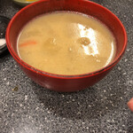 とんかつ檍 大門店 - 豚汁