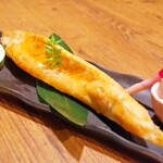 酒肴菜友 じょっぱり - 鮭はらす囲炉裏焼