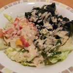 サイゼリヤ - わかめとオクラのサラダ