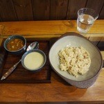 アサンテ・サーナ - ハーフ＆ハーフカレー840円