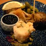 旬の戴き　はるや - 黒鯛の焼き物、バイ