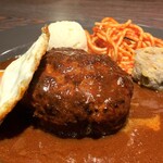 ミセスデンジャー - ザ・ハンバーグ（180g 1,200円）
トッピング・目玉（100円）