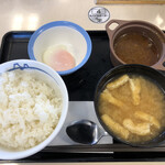 Matsuya - Ｗで選べるたまごかけ朝定食