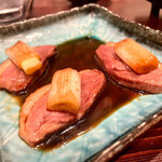 味とく家 - 鴨と白葱のタレ焼き