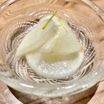 とり茶太郎 - 柚子大根のお新香は爽やかで口直しにいいね