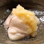 日本橋蛎殻町 すぎた - 北海道仙鳳趾産 生牡蠣のおろし和え