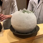 銀座 しのはら - トラフグ白子和え