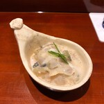 銀座 しのはら - トラフグ白子和え