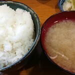Tonkatsu Tonki - ご飯（大盛り）＆味噌汁