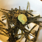 民芸そば 仁作 - 海苔芋でなく　海苔かま　返品