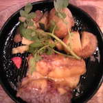 プレミアムハンバーグステーキ(１８０ｇ)レギュラーセット￥１３８０トッピングはチーズ