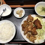 大連菜館 - 若鶏の唐揚げ定食　780円