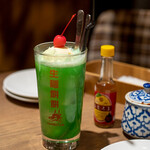 新宿ランブータン - 2021.2 メロンクリームサワー（690円）