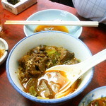 味噌付の煮込み。珍しい～