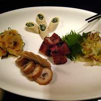 過門香 銀座本店 - 季節の冷菜五種盛り合わせ