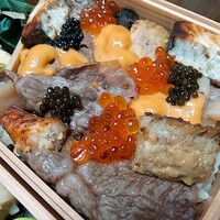 はらまさ - ⚫ローストビーフ、キャビア、雲丹、いくら、フォアグラ、トリュフ、白身魚