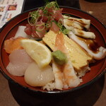 魚河岸のすし えびす - えびす丼