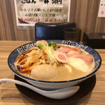 鳥そば 真屋 - 麦辛みそ鳥SOBA 950円（+全増し 460円）