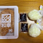 和幸 - 「特ロースかつ」2枚と無料の「キャベツ」2名分