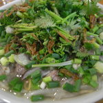 牛肉をのせたお米麺PHO BO 　920円